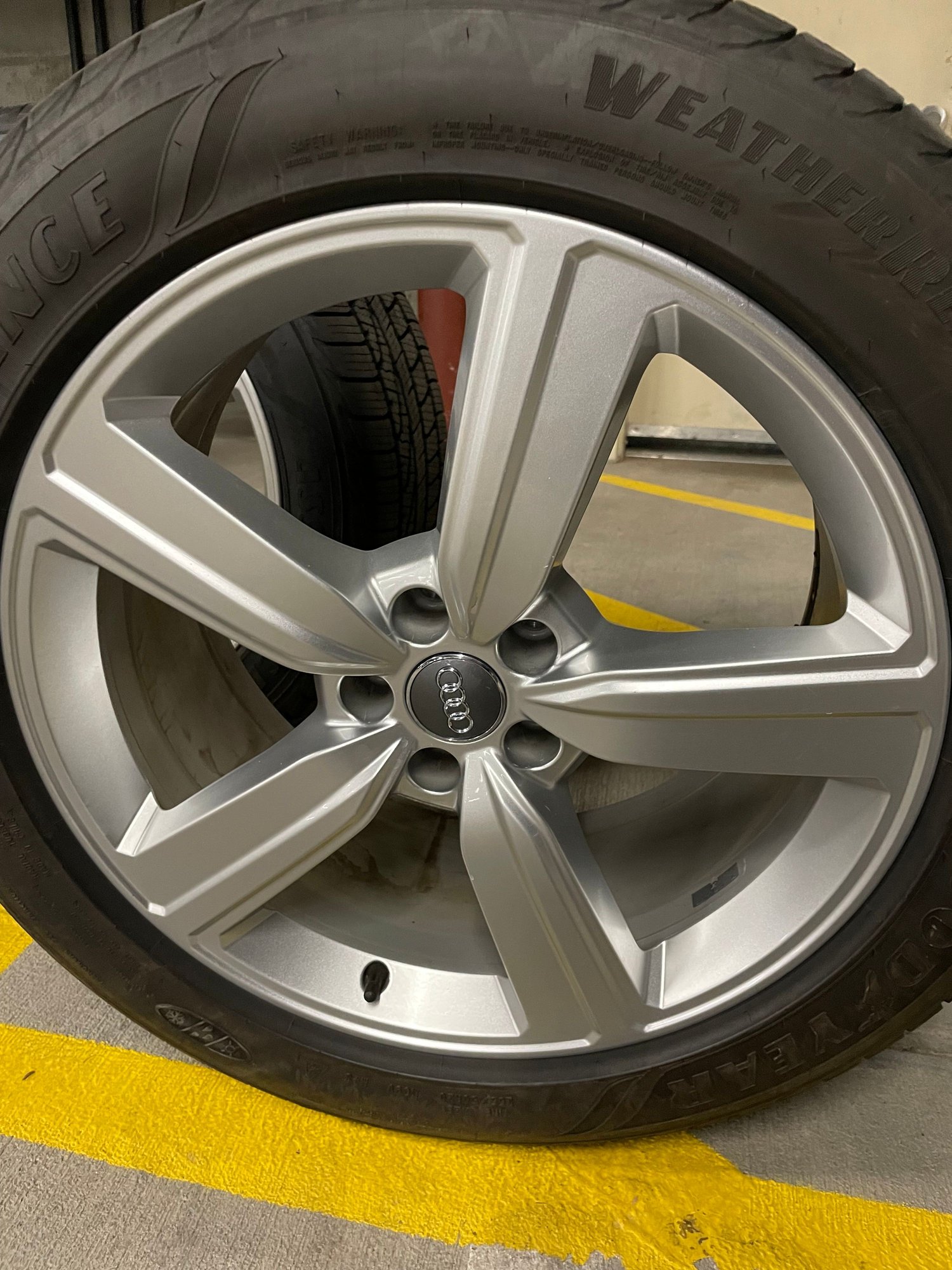 Audi etron 20” OEM wheels w/ Goodyear WeatherReady tires 800 Denver