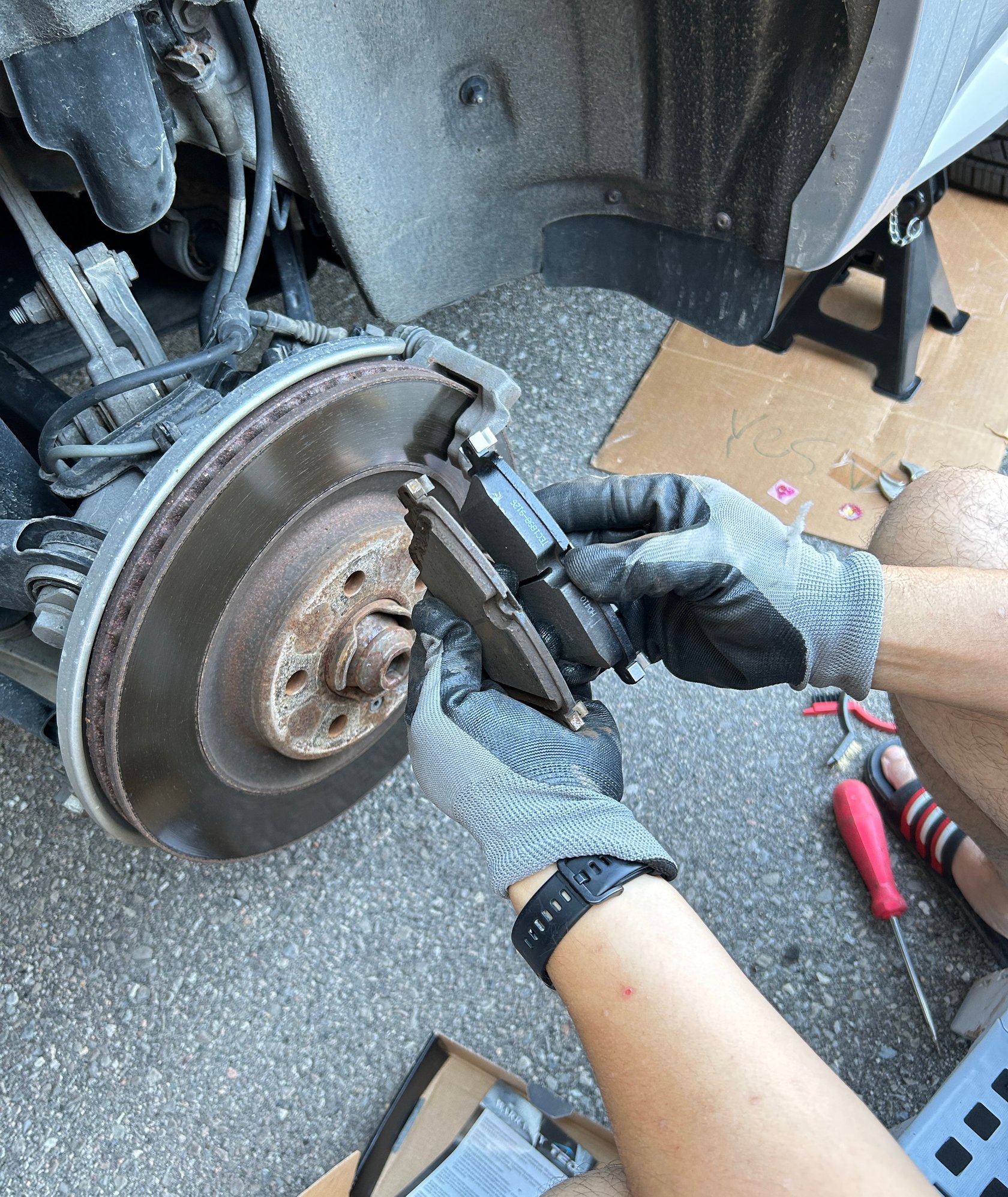 Brake Pads limit reached light just popped, how long can I drive before replacing? Page 2