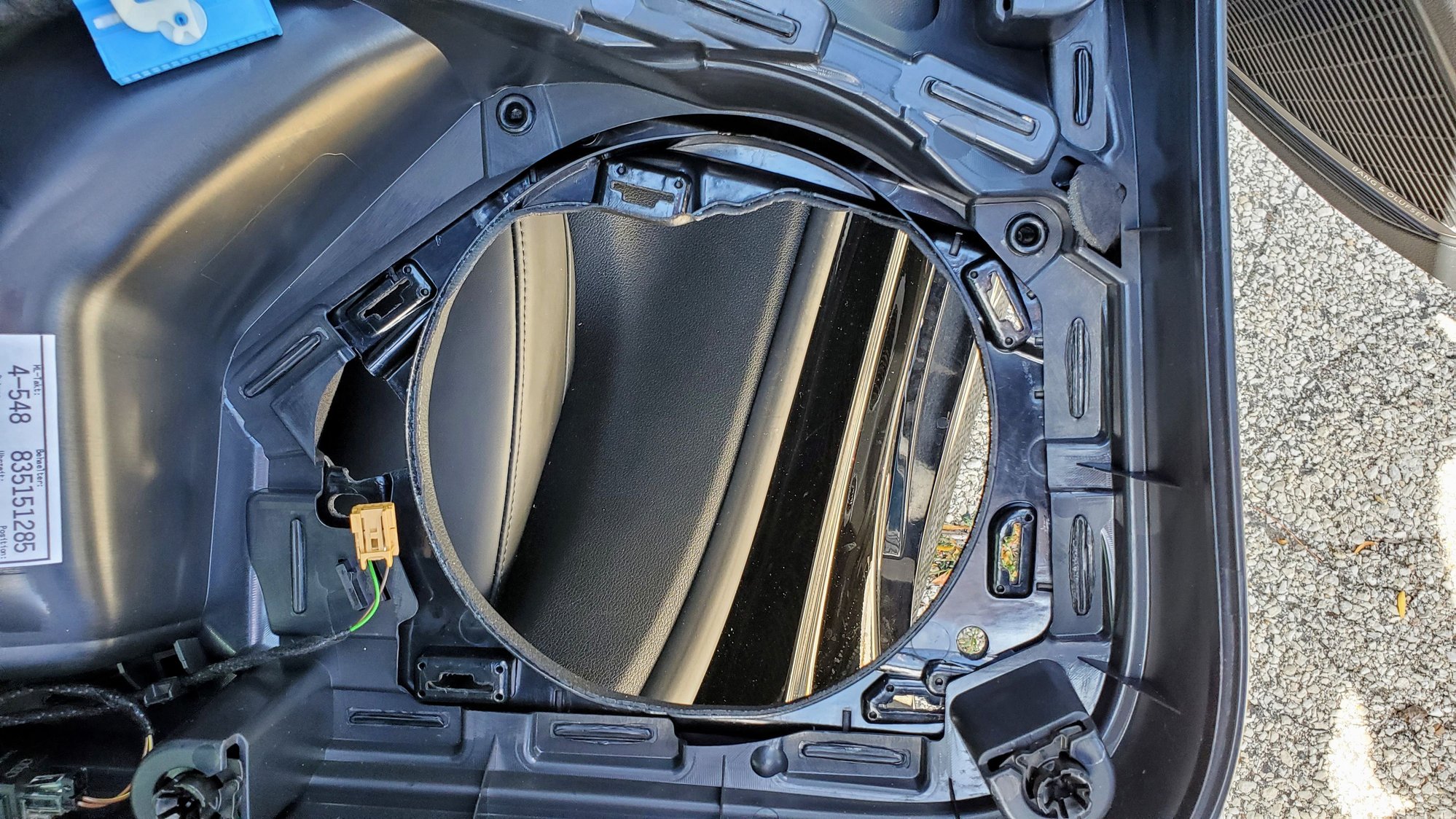 B&O door speaker grill removal with LED possible? AudiWorld Forums