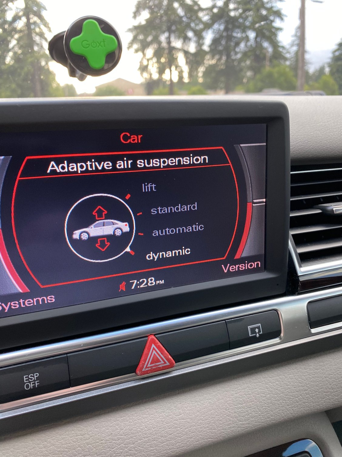 Air Suspension yellow/green lights AudiWorld Forums