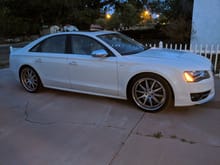 2013 S8 apr downpipes and stage 2 tune.