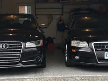 Why does the S8 look so much bigger than the A8L?