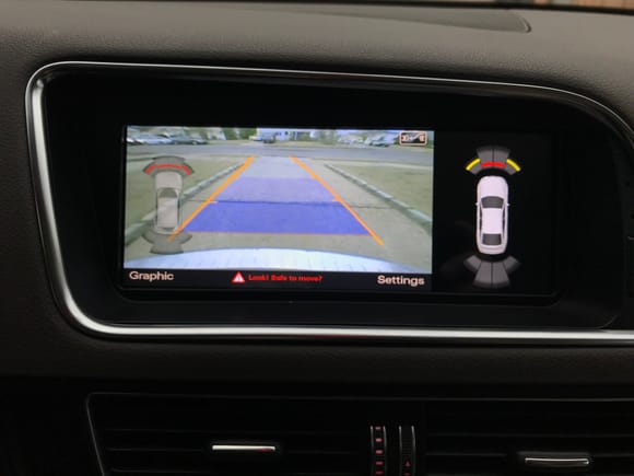 Putting car in reverse will automatically give backup screen.