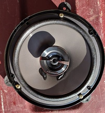 Install new speakers with glue or screws
