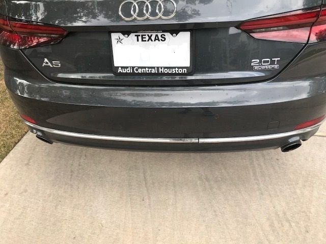 Rear Bumper Chrome Trim 2018 A5 Cab Audiworld Forums