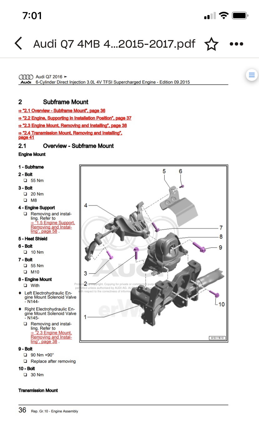 engine mount DIY - AudiWorld Forums