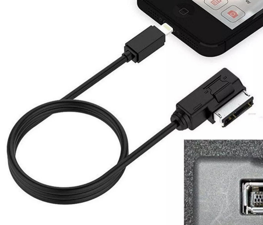 Nueva Edición Audi A8 2014 4f0051510r Iphone Ipod Cable Audio Video Red