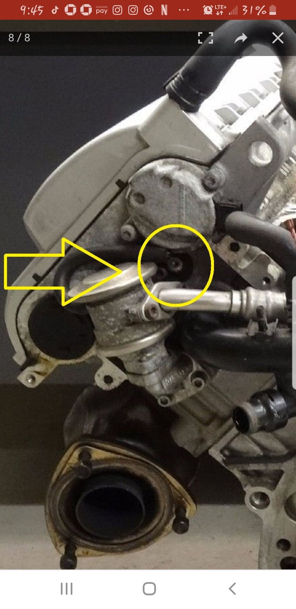 D3 A8 MAJOR OIL LEAK, OIL JOURNAL PLUGS BLOWN OUT MULTIPLE TIMES