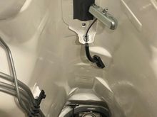 New AC Delco emergency brake cable installed. The two separate cables that are new AC Delco cables as well won’t be installed till I get the Rearend installed.