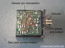 98TA coolant level sensor pcb 2