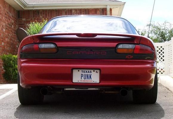 New vanity plates....yeah it says &quot;Punk&quot; on it :)