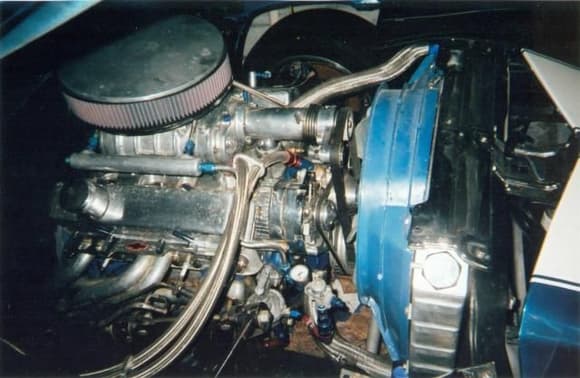 This is a rough picture of my Supercharged small block chevy
