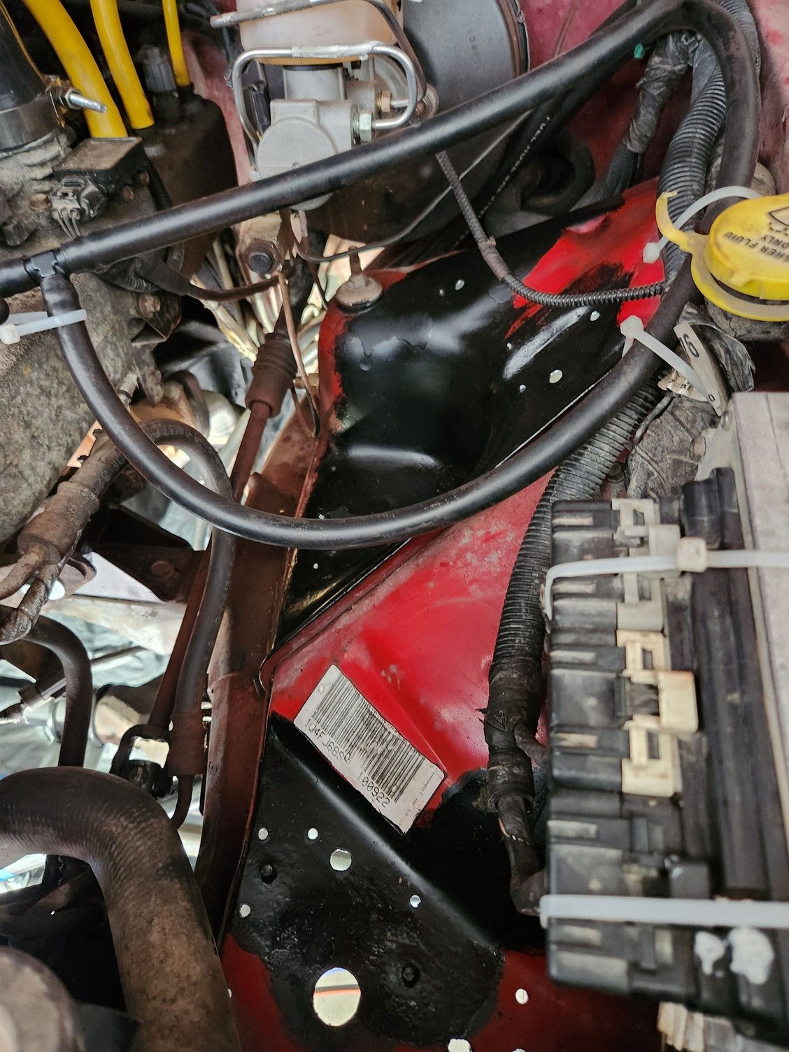 Not perfect but por15 works and its for function not form meh