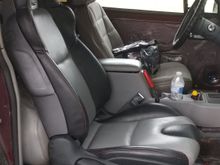 One seat done, first RX8 seat i've seen in an XJ