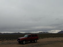Gloomy spring day in the high desert