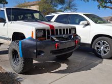 NEW SUBARU XJ BUMPER MOD!   Cleaning up after the lezlibs in queen valey AZ