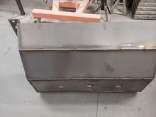 33 inches bottom side to side.