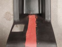 Go the bondo sanded down to clean lines