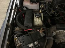 Wiring all cleaned up. Main power wire from battery to a bus bar (Blue Sea marine). Lightbar, headlight harness, and sub wire going to it and shortened the lightbar harness finally, amongst other cleaning up wiring