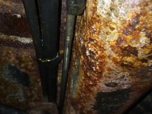 It’s leaking somewhere under here.

I see 7’ of brake line, with flares and fittings fur like $18 at the local auto store (on their website.). Then I won’t need a flaring tool.