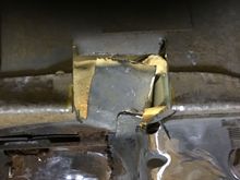 Try the tie in, cut and fold some more till it fits.