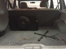 Needed a good sub so I took the one out of my car and put this jl12 in with a alpine amp. Then one day I decided I need more for some reason and bought two focal 12s, that sounded great but one day I wanted my space back and took them out