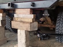 New shackles going in