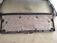 Inside of the hatch cover