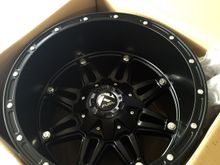 I think these will look good with the sand over the chrome ...
