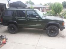 Trim painted with matte plasti-dip