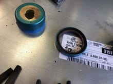 I used an old spraybomb lid cut down, and the seal that came on my new timing cover (I installed a new felpro seal as I did not like the Chinese installed seal) 