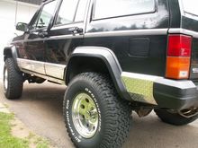 I bought a sheet of diamond plate aluminum and made the rocker. They took a few days. This was when they were new.