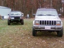 mine and my cousins jeep