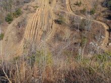 Many trails, moderate to difficult
