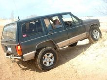 My old 94 that I had, 3 inch lift, 31s, and locked rear end