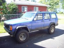This is what it looked like for about a year. Currently it has no flares, the rockers are painted black along with up around where the flares were and i painted the chrome wheels black.