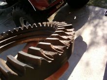Broken 4.88 gear outa my front end. ( already fixed )