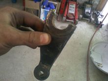 Pitman Arm Pullers don't work! Had to grind the fucker off!