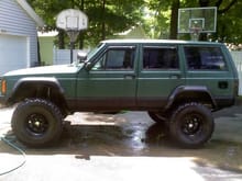 my whole jeep and paint job