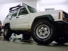 just the new tires no lift