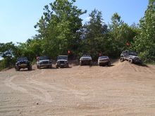 our group all lined up