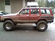 33's  b4 the chopped fenders