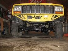 front axle put togather with lift