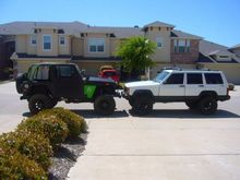 The TJ and the XJ face off