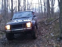 in the trails