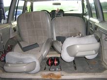 Seats are unbolted
