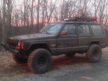 After the trimming...and a bit of muddin
