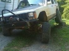 An old pic of when she was white but the best flex pic I got