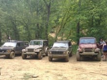 My first Jeep Lineup!