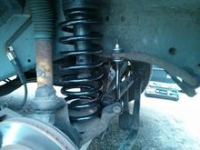 New HD front coils, sway bar links and bushings